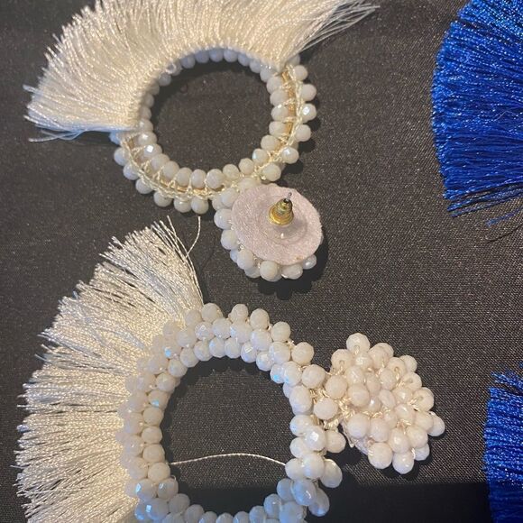 14 Pairs of fun pierced earrings- multicolor. Sold as a bundle. - Picture 5 of 14